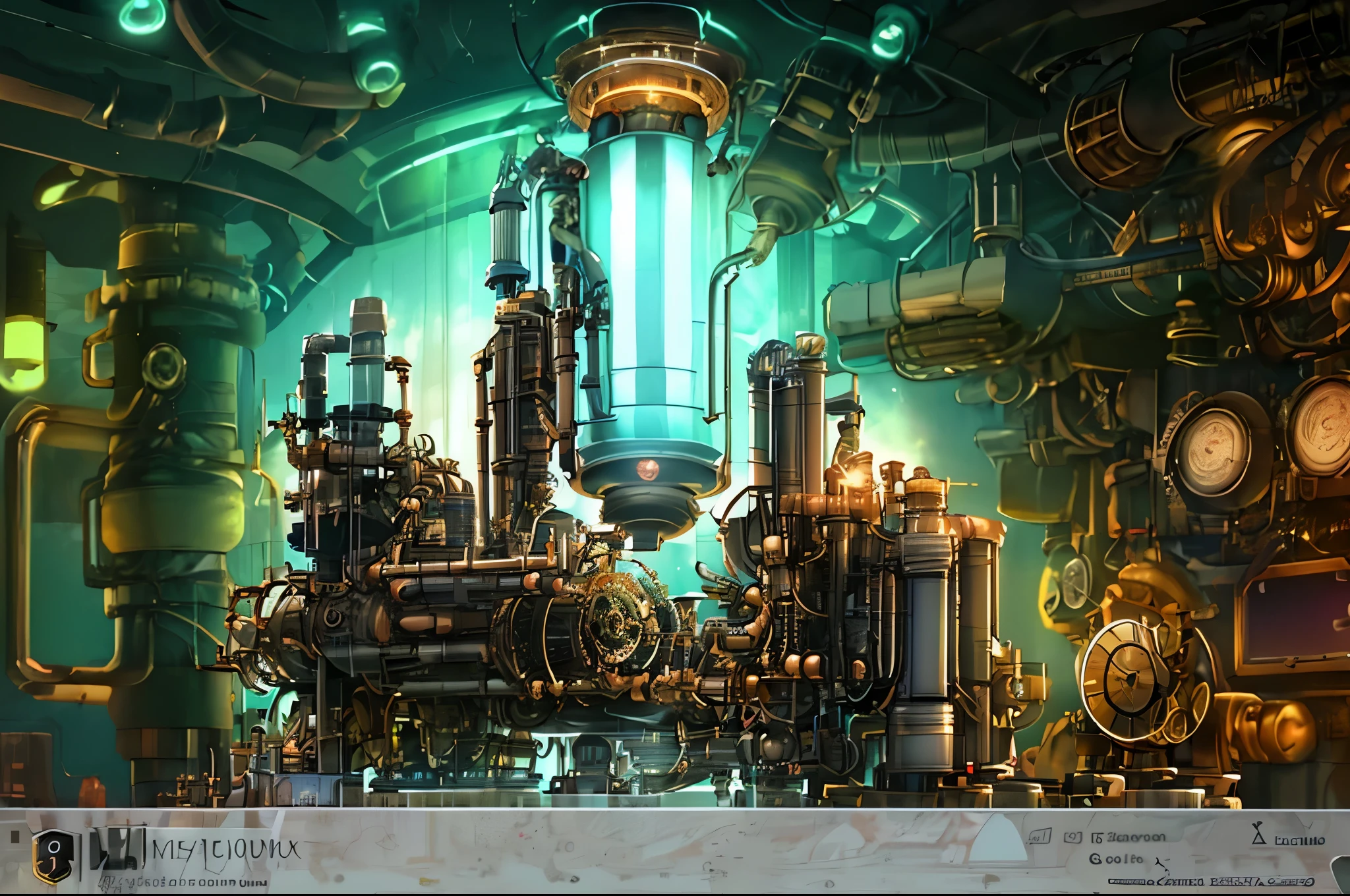 steampunk,reactor core,4k,8k,highest quality