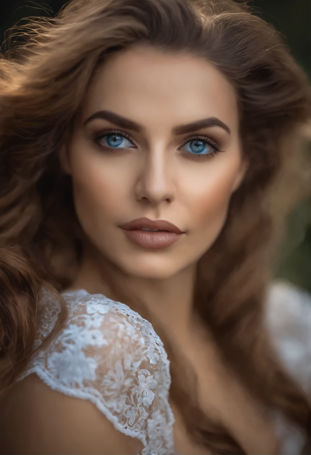 mulher loira com longos cabelos ondulados e olhos azuis posando para uma foto, linda garota loira, uma garota com cabelo loiro, splendid, bela jovem, lindo retrato de , linda jovem, ultra realistic