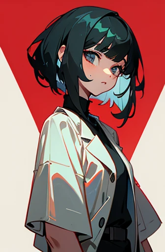 ((one-length haircut))