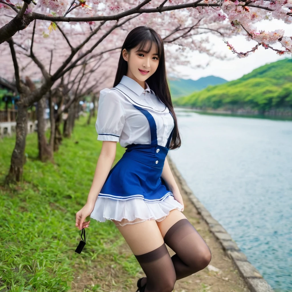 (16k，super highest quality，masterpiece，〜20歳ぐらいのgirl，ultra high resolution，realistic，realistic)，((black hair))，((sitting on the ground outdoors))，ultra thin pantiesが透けて見える，girl１name，((Seamless ultra-thin all-through bunty stockings/tights sexy))，Wearing a Japanese high school summer uniform，((ultra micro mini skirt:1.2))1.4，wearing a dress，shiny skin，shiny face，beautiful skin，concentrated，naked from below，(spread your legs)，super cute face，nice smile，chest，Skin shoulders，((Use your hands to pull up your skirt))，((Use your hands to roll up your skirt))，baby face，single eyelid，slim waist，ultra thin panties，((Directly in front of you))，straight long hair，ultra thin panties露出した，((M-shaped spread legs))，((nipple))，((full body angle))，(girlのultra thin pantiesを履いている:1.3)，(girlの極薄薄手パンツを露出:1.3)，愛らしい美しい日本人girl，Full body Esbian，thin legs，Turn it over yourself，ultra thin pantiesを見せてください，白いultra thin panties，ultra thin pantiesを脱ぐ，白いultra thin pantiesでultra thin pantiesを見せる，ultra thin pantiesの中に手を入れる，I&#39;m masturbating，string bread，No panties，Lift up your skirt and show your panties，((露出したultra thin panties，極薄薄手string bread，ultra thin panties，No panties))，((spread your knees))，((ultra thin panties，I can see the tea bag))，((beautiful scenery around the world，beautiful water lake))，((No bra，No panties))，((full body photo))，((Maid clothes，waitress，ruffle neck princess dress，Corsets with attention to detail，gothic))，A face that remains young，with young body，young face，single eyelid，long legs，thin legs，thin thighs，adorable smile，cute smile，Lots of cherry blossoms in the background，Lots of colorful flowers on the background，in the dark，in a deep shadow，Full moon in the background，A lot of stars in the sky in the background，Cherry blossoms illuminated at night，Light up around the flower garden