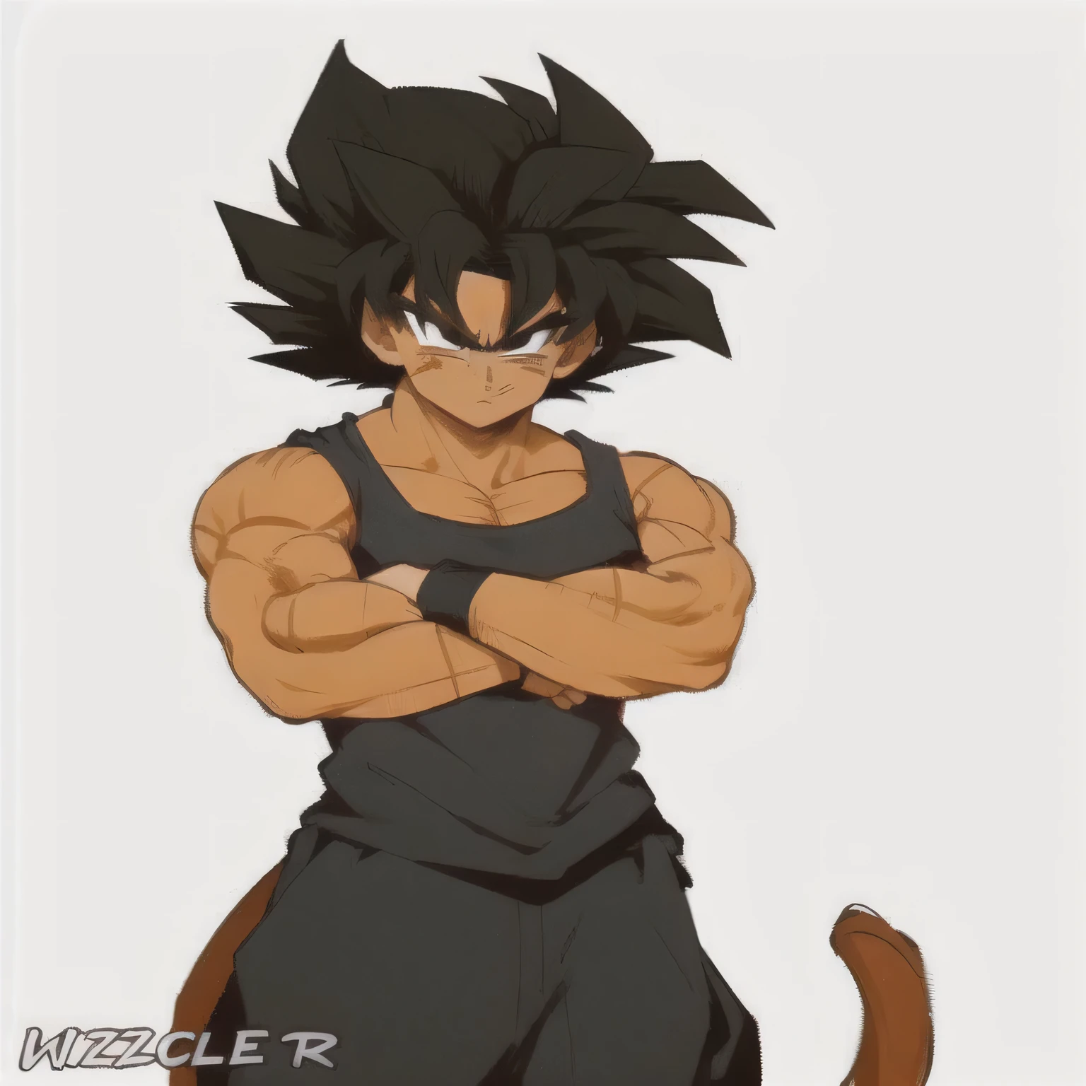 Dragon Ball Goku, humano goku, filho Goku, Goku as an Asian man, cabelo saiyan preto selvagem e liso, goku na vida real, estilo akira toriyama, dragon ball style, arte conceitual de Dragon Ball, broly, goku de dragon ball, estilo de arte de dragon ball, dragon ball character, personagem de estilo anime, estilo dragon ball z