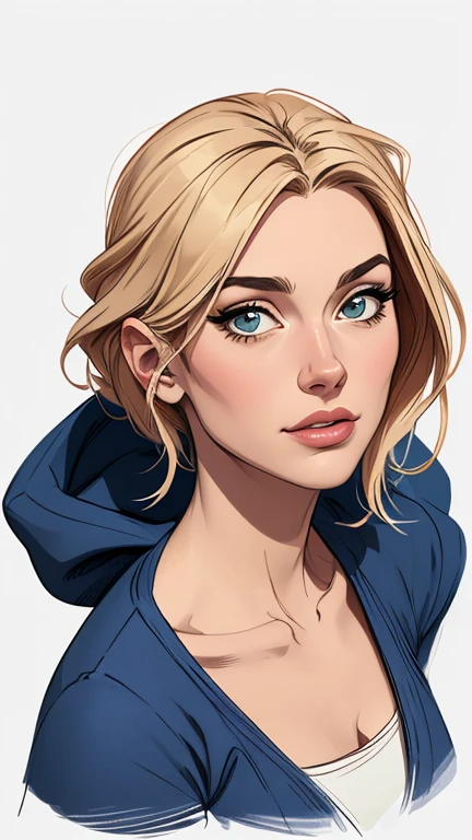 estilo de desenho animado:1.2), Atriz  Cristina Riccimulher Imagem de desenho animado de uma mulher , roupas sensuais , garota super fofa, cartoon style illustration, estilo de arte dos desenhos animados, estilo de arte dos desenhos animados, digital illustration style, design de personagens altamente detalhado, arte digital detalhada fofa, City fan art, design de personagem retrato, beautiful digital illustration, retrato de alta qualidade, arte em quadrinhos, retrato do design do personagem, white background Buso without clothes and medium breasts female character from The Lord of the Rings
