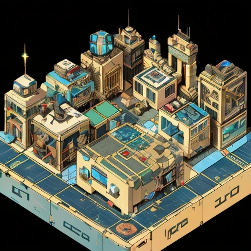 3598 lithium battery Mars realistic model, (original photo, best quality, masterpiece:1.4),Steampunk Cyberpunk 6820 Isometric City,(CyberpunkLithium Star light:1.3), Lithium Star (related to land),(in a Isometric:1.3),Isometric, (((Isometric)))