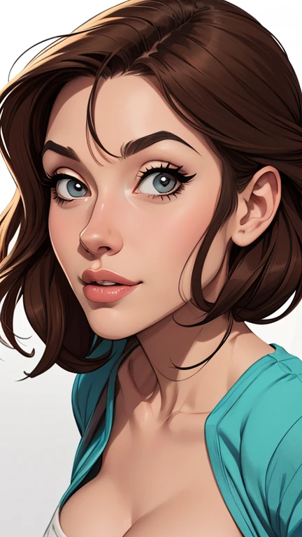 estilo de desenho animado:1.2), estilo Cartoon (Atriz Cristina Ricci) mulher Imagem de desenho animado de uma mulher , roupas sensuais , garota super fofa, cartoon style illustration, estilo de arte dos desenhos animados, estilo de arte dos desenhos animados, digital illustration style, design de personagens altamente detalhado, arte digital detalhada fofa, City fan art, design de personagem retrato, beautiful digital illustration, retrato de alta qualidade, arte em quadrinhos, retrato do design do personagem, white background Buso without clothes and medium breasts female character from The Lord of the Rings Cartoon style