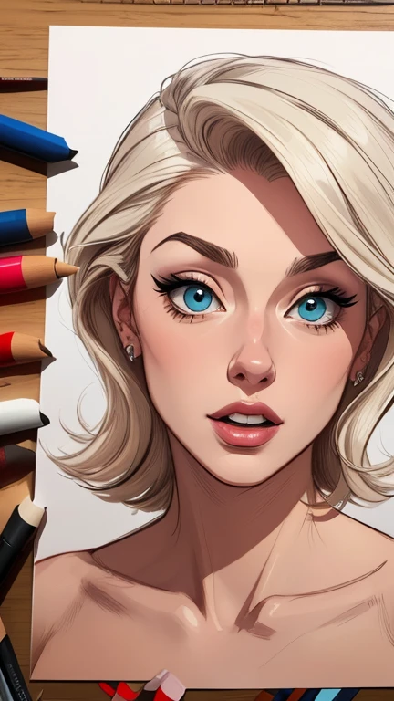 estilo de desenho animado:1.2), mulher Imagem de desenho animado de uma mulher , roupas sensuais , garota super fofa, cartoon style illustration, estilo de arte dos desenhos animados, estilo de arte dos desenhos animados, digital illustration style, design de personagens altamente detalhado, arte digital detalhada fofa, City fan art, design de personagem retrato, beautiful digital illustration, retrato de alta qualidade, arte em quadrinhos, retrato do design do personagem, white background Buso without clothes and medium breasts female character everyone in Scream the movie actresses