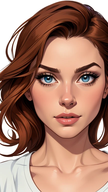 estilo de desenho animado:1.2), mulher Imagem de desenho animado de uma mulher , roupas sensuais , garota super fofa, authoritarian would be facial expressioncartoon style illustration, estilo de arte dos desenhos animados, estilo de arte dos desenhos animados, digital illustration style, design de personagens altamente detalhado, arte digital detalhada fofa, City fan art, design de personagem retrato, beautiful digital illustration, retrato de alta qualidade, arte em quadrinhos, retrato do design do personagem, white background Buso without clothes and medium breasts female character everyone in Scream the movie actresses