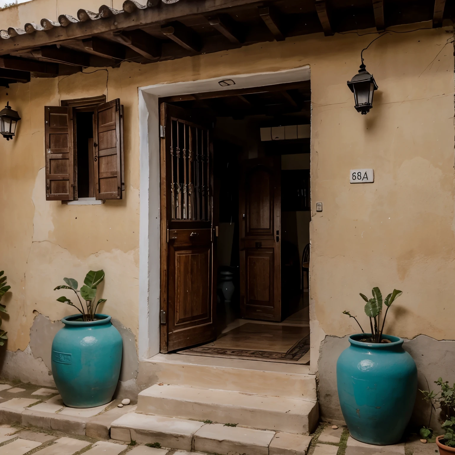 Casa vieja algo tenebrosa