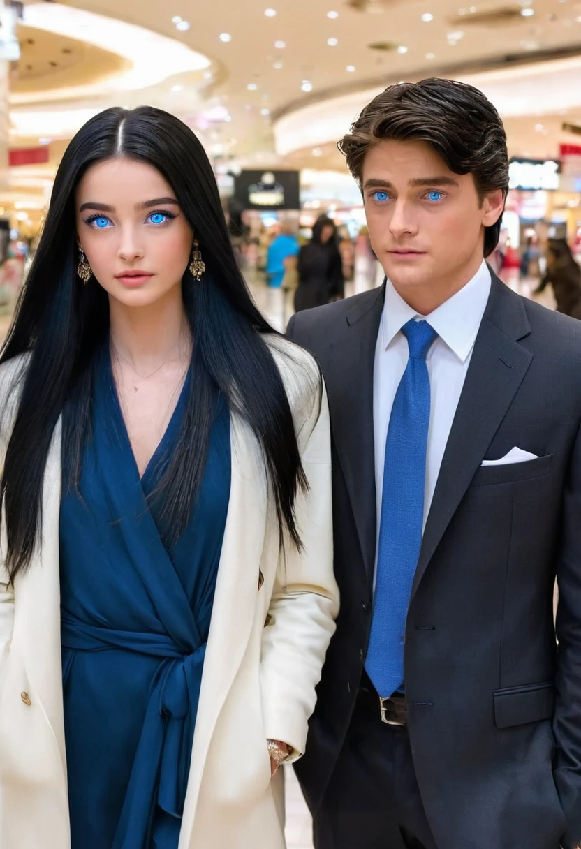 A tragic couple story the girl was long black hair, rich and beautiful and The boy was handsome,rich man with a natural blue eyes they are attending the symposium at the mall they are standing 