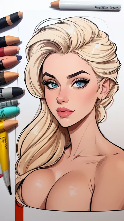 estilo de desenho animado:1.2), fundo branco mulher Imagem de desenho animado de uma mulher , roupas sensuais , garota super valente destemida , cartoon style illustration, estilo de arte dos desenhos animados, estilo de arte dos desenhos animados, digital illustration style, design de personagens altamente detalhado, arte digital detalhada fofa, City fan art, design de personagem retrato, beautiful digital illustration, retrato de alta qualidade, arte em quadrinhos, retrato do design do personagem, white background Busty without clothes and medium breasts female character cast of friends with 80's clothes and 80's hairstyle Cartoon style