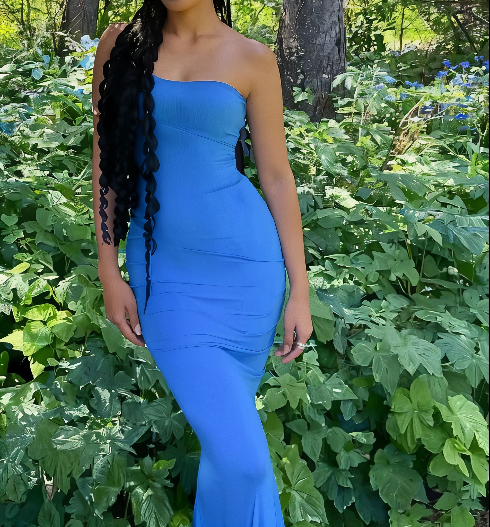 araffe woman in a vestido azul posing in a wooded area, vestido tubinho, long vestido azul, icey vestido azul, vestido verde-azulado sem barriga, sky - vestido azul, perfeitamente equilibrado, vestido azul, in vestido azul, wearing vestido azul, wearing a vestido azul, vestido de videira, jovem, vestido rodado azul, a vestido azul