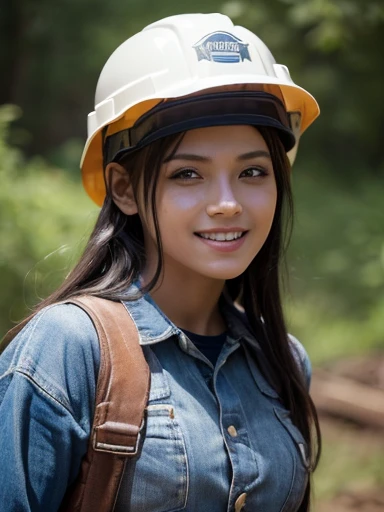 (gorgeous female dressed as miner:1.3), dirty skin, dirty clothes, smile, attractive, flirting, (((full body visible))), looking at viewer, portrait, photography, detailed skin, realistic, photo-realistic, 8k, highly detailed, full length frame, High detail RAW color art, piercing, diffused soft lighting, shallow depth of field, sharp focus, hyperrealism, cinematic lighting, (Masterpiece:1.3), (best quality:1.3),