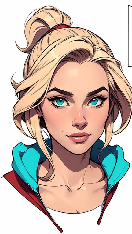 estilo de desenho animado:1.2), Yvonne Strahovski mulher Imagem de desenho animado de uma mulher , roupas sensuais , garota super fofa, authoritarian would be facial expressioncartoon style illustration, estilo de arte dos desenhos animados, estilo de arte dos desenhos animados, digital illustration style, design de personagens altamente detalhado, arte digital detalhada fofa, City fan art, design de personagem retrato, beautiful digital illustration, retrato de alta qualidade, arte em quadrinhos, retrato do design do personagem, white background Buso without clothes and medium breasts, beautiful and symmetrical body curves in comics