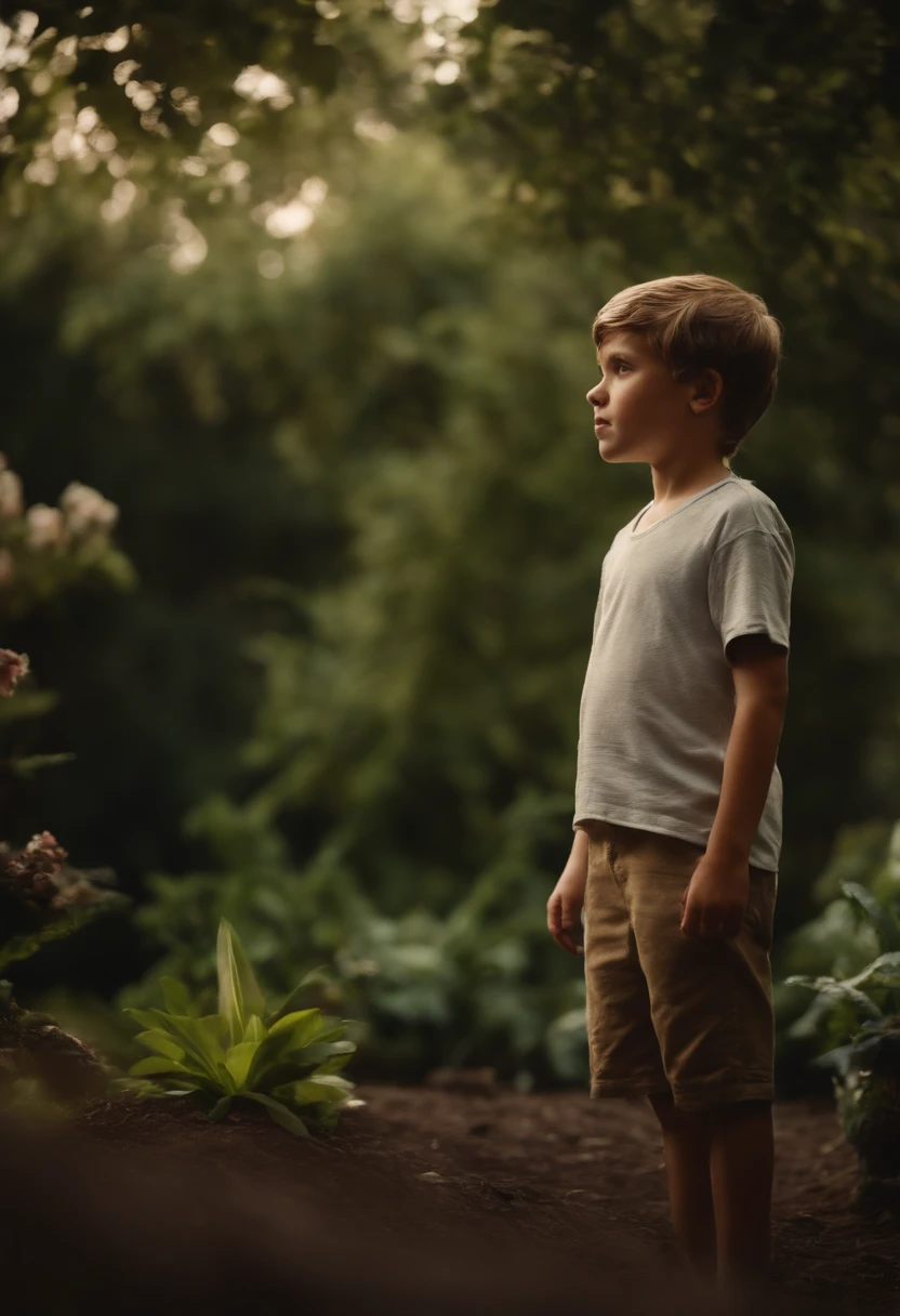 8 boy in the garden of eden