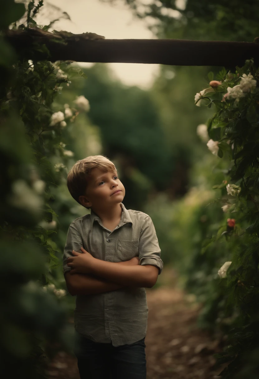 8 boy in the garden of eden