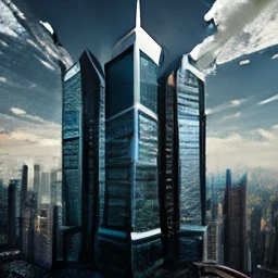 Futuristic megalopolis
