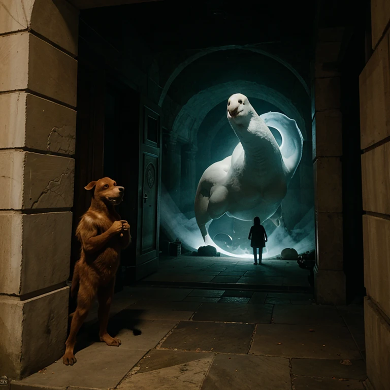 Scooby dodo with Ghost 