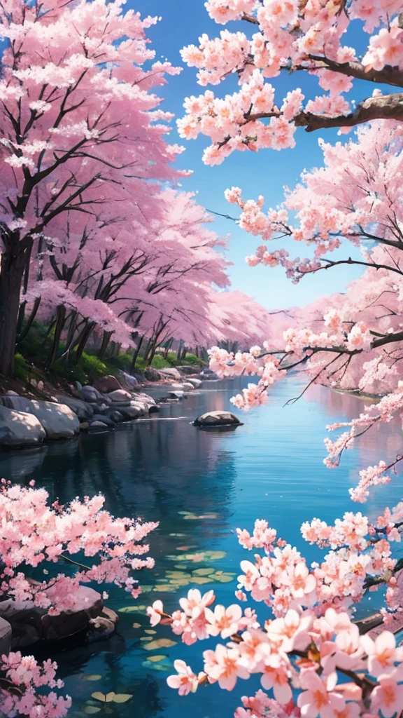 "Sakura Sketches: Painting Nature's Palette"