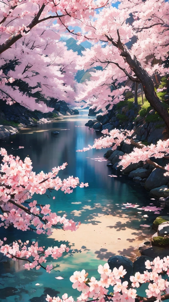 "Sakura Sketches: Painting Nature's Palette"
