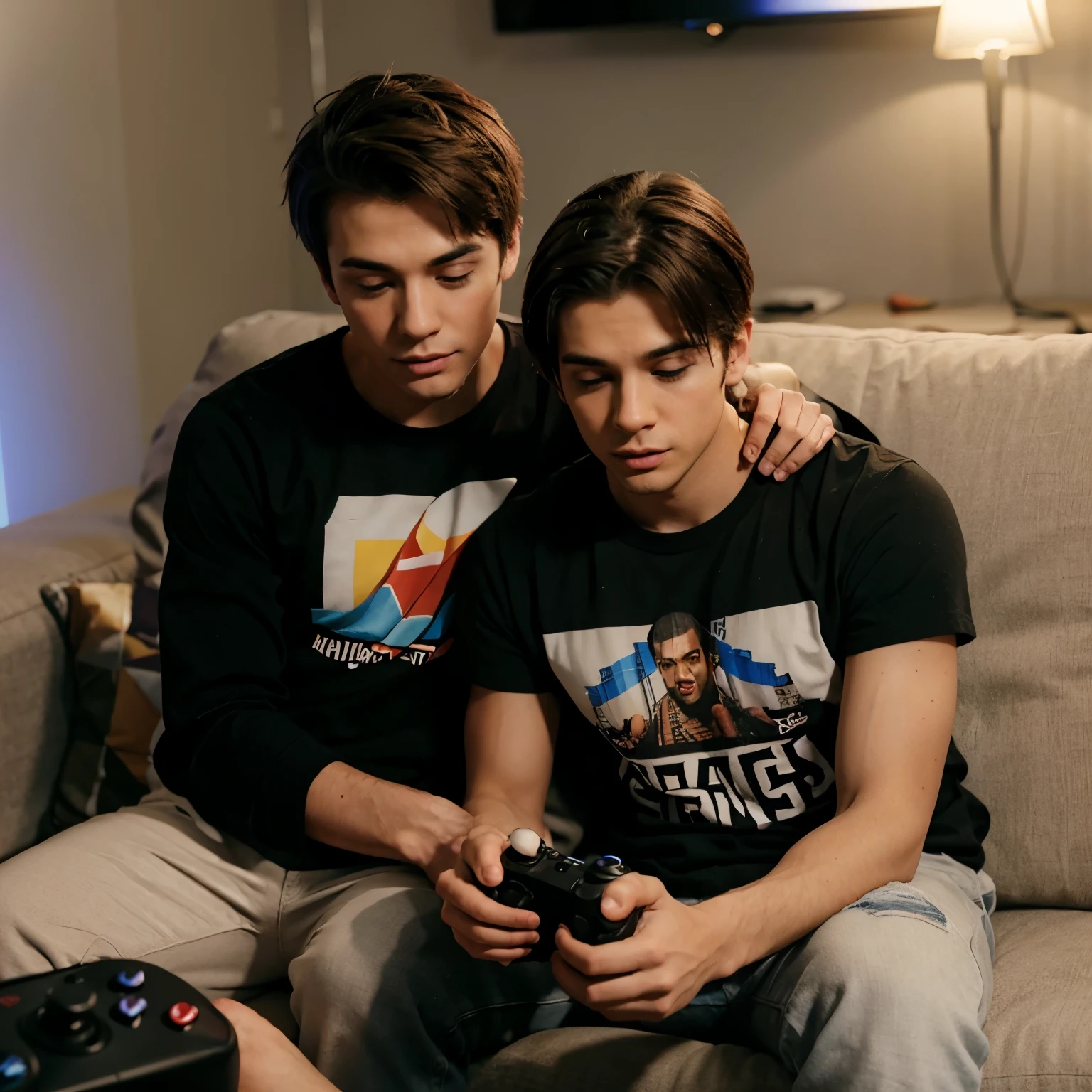 gay male relationship playing video games