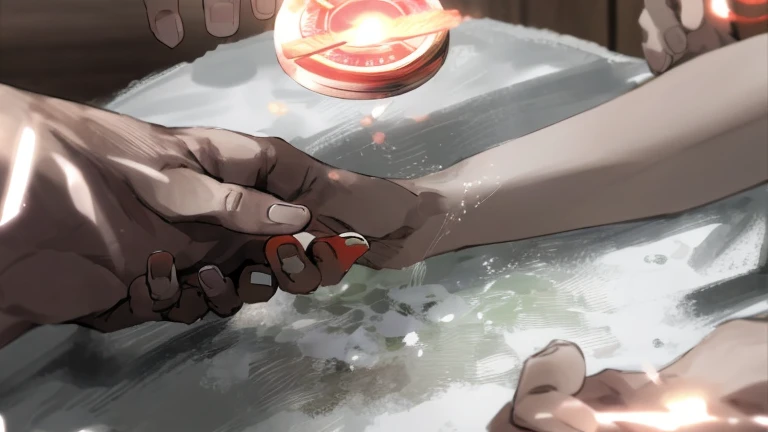 誰かがろうそくを持っている人のhandを握っています, partially cupping her hand, screenshot of youtube video, holding hand, hand shielding face, rubbing hand!!!, paradise garden massage, real hand, handを握って, coherent hand, perfect hand, Hand Control, hand, accurate hand, hand retouched, feet and hand, sleek hand