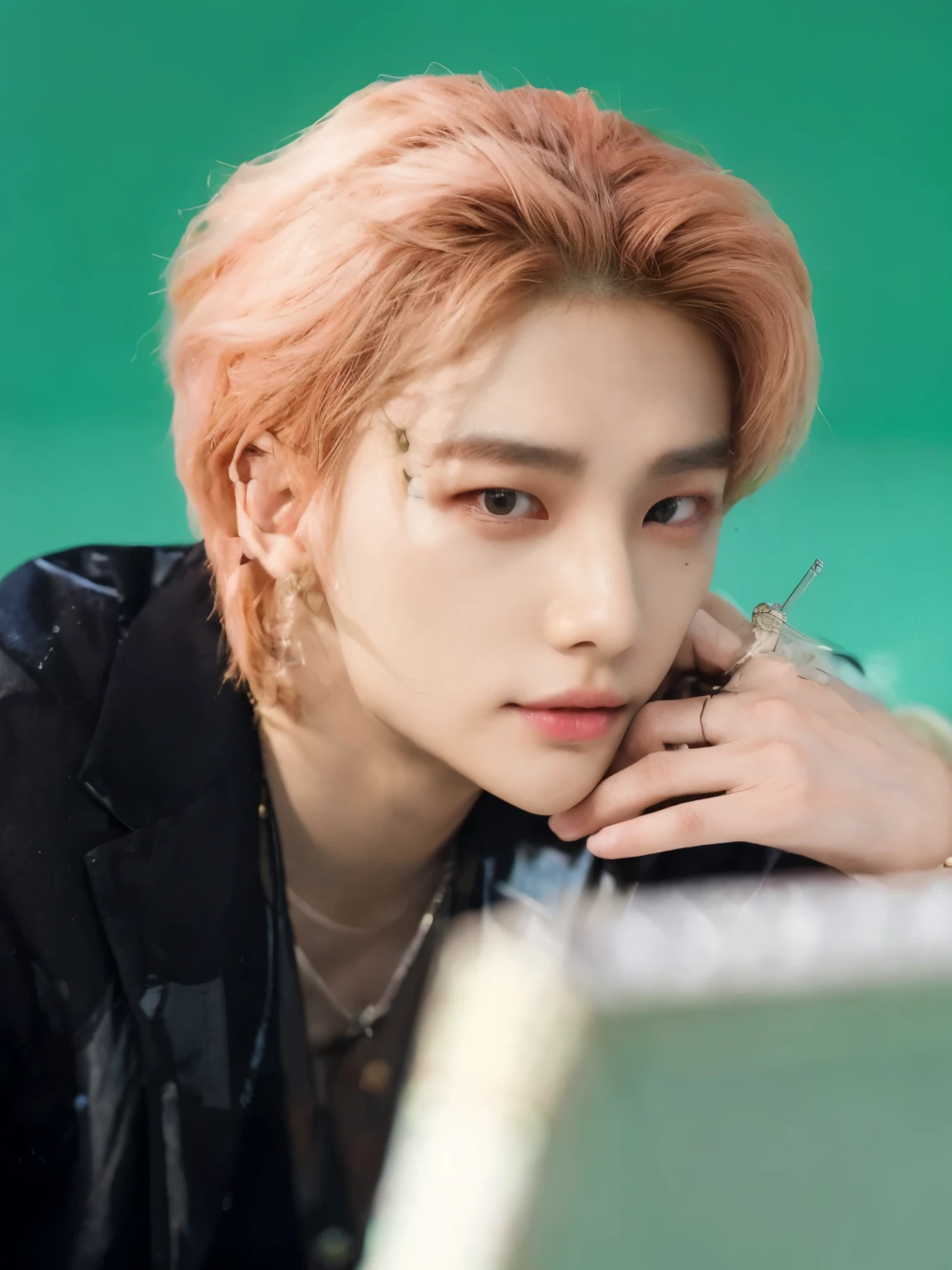 un primer plano de una persona con un anillo en el dedo, Cai Xu Kun, Jung Jaehyun, kim doyoung, jinyoung shin, delicate androgynous prince, yanjun chengt, inspirado en Yanjun Cheng, foto de perfil en la cabeza, hyung tae, beautiful androgynous prince, kim taejin, jia, todos del grupo nct, sha xi