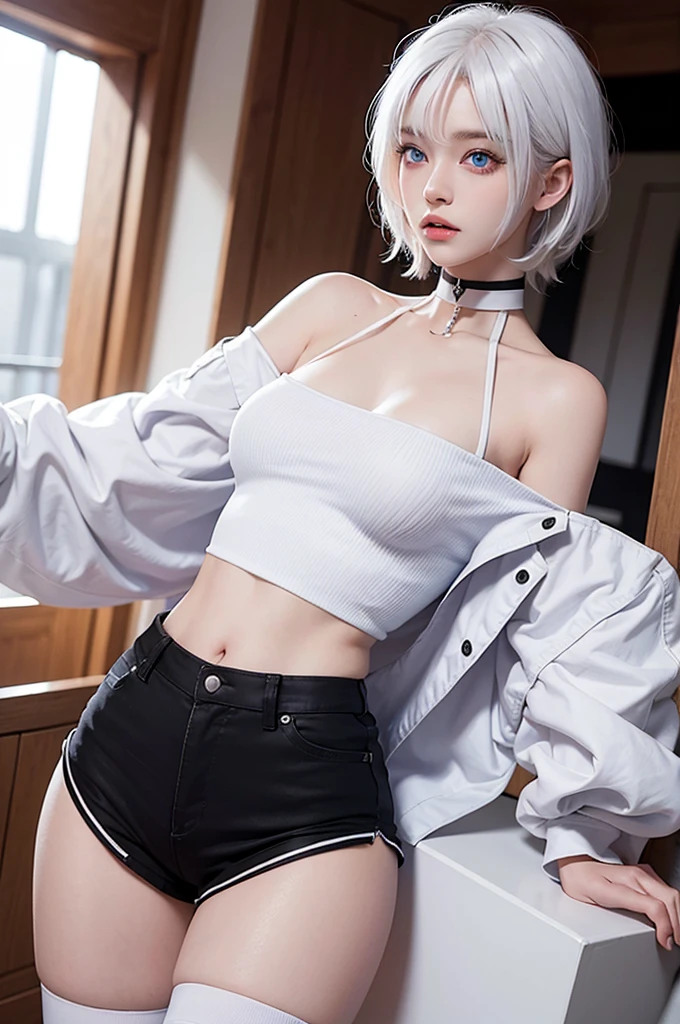 highest quality、4K quality、lean against the wall、Beautiful cleavage、Beautiful Style、tall、Small breasts、Bare buttocks、Small Ass、Shy face、20 year old blonde princess、Bare shoulders、My skirt is blown up by the wind、ultra detail eye,、casual dresy whole body is wet、Small face、Soft skin quality、Squeeze the breasts