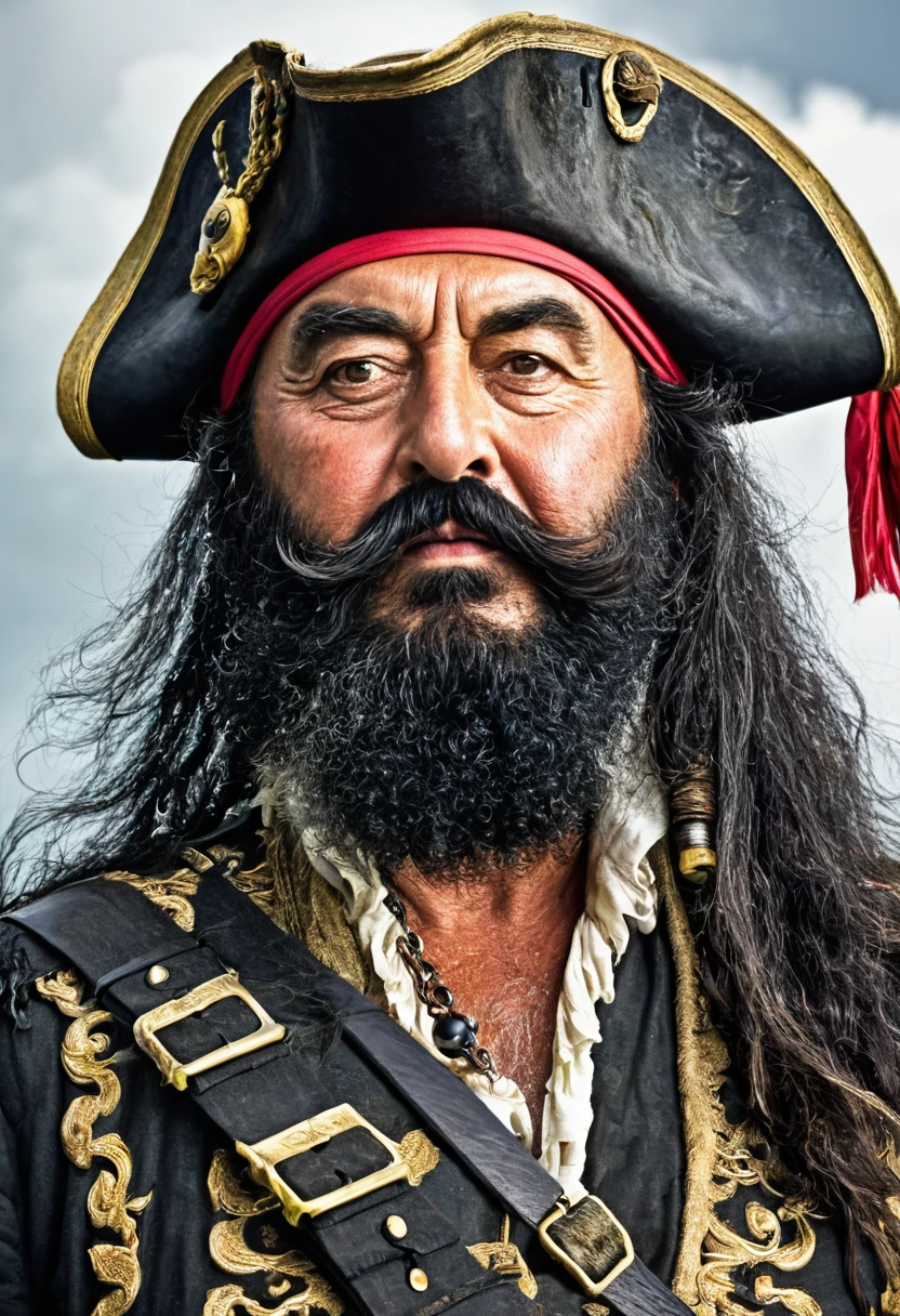 Captain Blackbeard, of old legend,