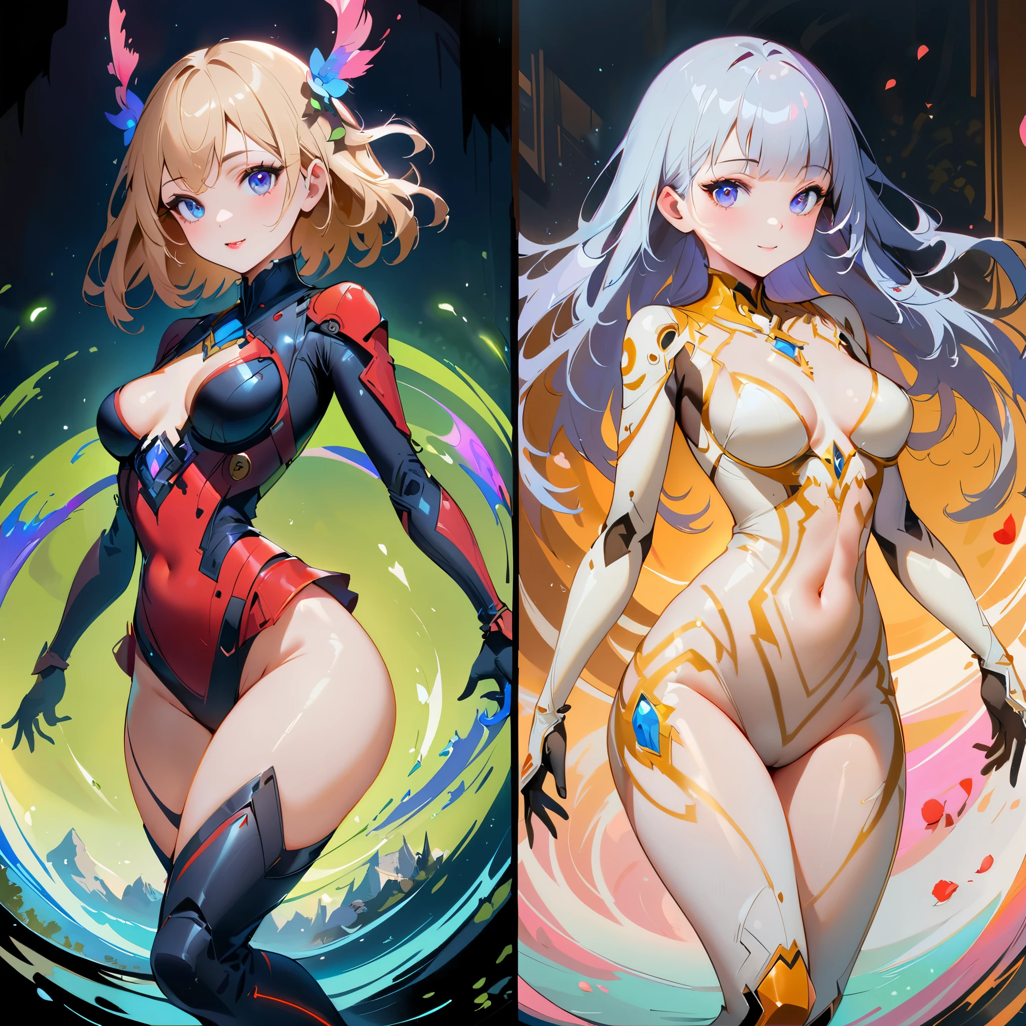 ((Create MaxZenArt!)), (Yuna), (young girl, , naked, full length, naked body, dark hair, light skin, scarlet lips, smile; black, expressive playful eyes, long eyelashes))_((Top quality, masterpiece), (one young girl - 16 years oldl length, white hair, white skin, scarlet lips-smile; black, expressive playful eyes, long eyelashes), (black translucent - chiffon dress, gold line, very short peignoir dress, (erotica), (sexuality), (very sexy body, seductive body, small beautiful breasts, genitals), (calm relaxed pose, hair fluttering in the wind, half turned, look at the viewer, stylish girl- model))_((Digital painting, wide brush strokes, outstanding skill, oil painting), (daylight, soft warm shadows, contrasting cold light, reflexes, refraction, tracing))_((background - stunning blooming irises; ( purple, yellow, blue, white), (petals, shoots))_((Highest quality workmanship, realism, digital painting, modern brushwork, clear correct anatomy, grace, simplicity of execution))