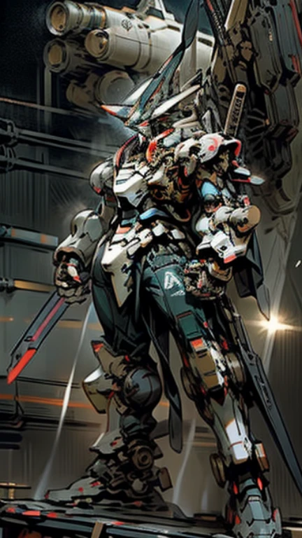 In the realm of Dark Fantasy and Cyberpunk, lies a lone figure, standing as a Mechanical Marvel and a Robotic Presence against the backdrop of an anime-inspired fight scene. Unlike the common enemy Zaku, this being pilots a Gundam, its gleaming white and metallic black exterior reflecting the neon lights of the dystopian cityscape. Perched atop its head, a large Dragon Helmet shines, casting an ominous shadow over its face. Equipped with Claw Weapons, this mobile suit is unlike any other, its Giant Claws crushing and rending anything in its path.
As the air crackles with the tension