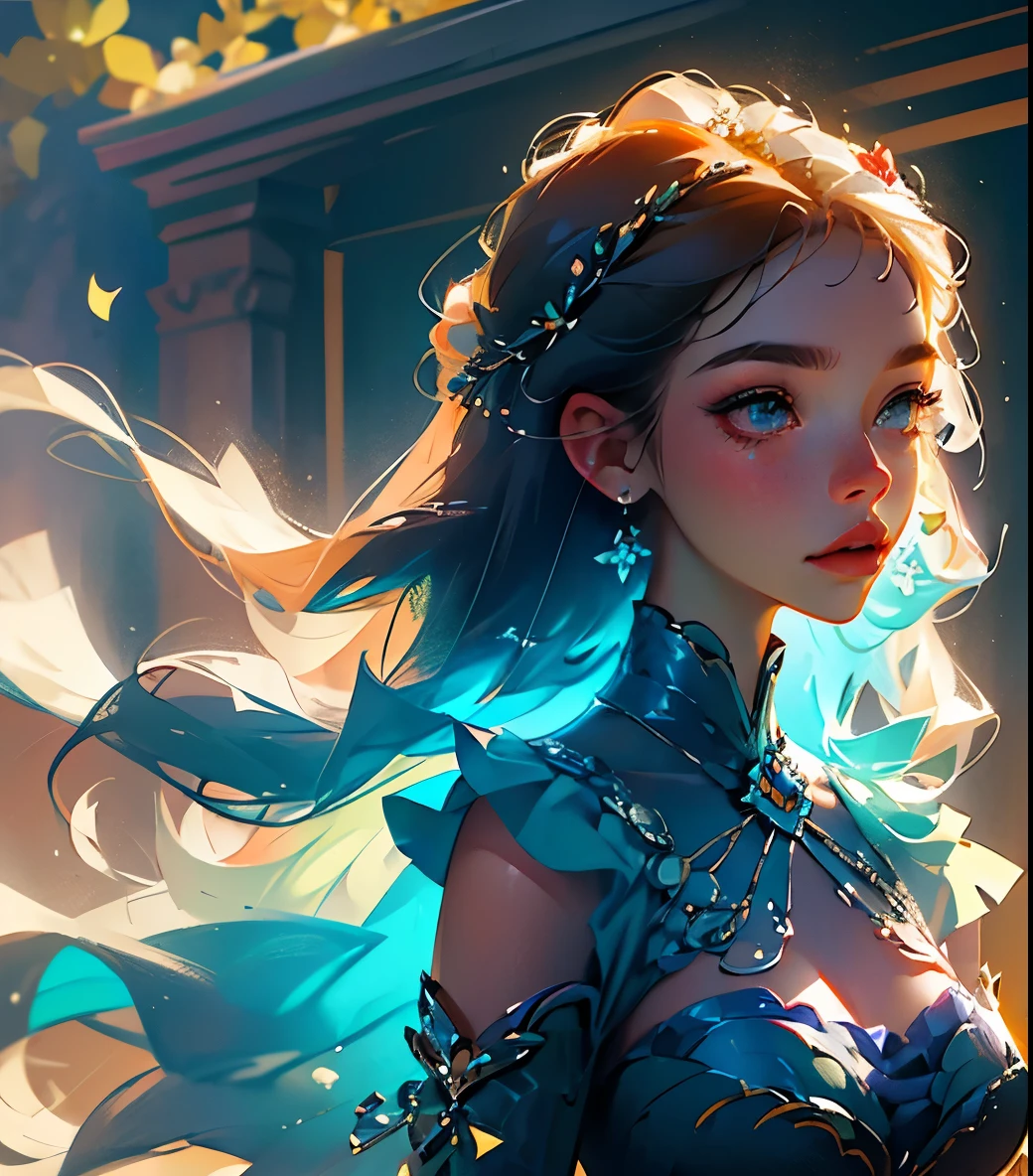 Beautiful girl, (soft lighting:1.3), portrait, (hair blowing in the wind:1.4), flowing dress, (flowers in the background:1.2), subtle pastel colors, (vibrant and lifelike:1.5), medium: oil painting, ultra-detailed, high-res, bokeh, slim, hot.
A stunning portrait of a beautiful girl with her long hair gently blowing in the wind, captured in soft, ethereal lighting. She wears a flowing dress of delicate pastel colors, adorned with vibrant flowers in the background. Every detail of her face and features is intricately rendered in ultra-detailed, high-