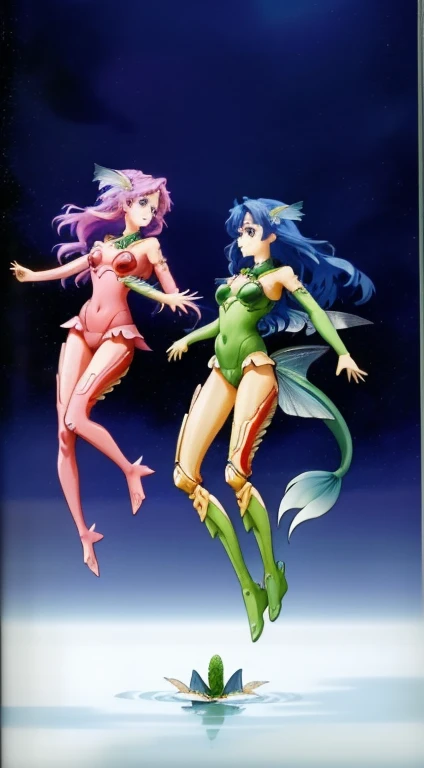 scan, (Highly detailed CG Unity 8K wallpaper:1.1),
High resolution, (3人のロボットのwoman, identical triplets, clone),
fantasy,
mermaid,
Swimming,
Half a fish,
fin,
tail,
Legend,
fairy tale,
(purple hair), (colorful hair), (purple eyes), From the neck down, he's a complete machine,
finにロケットエンジンがついている, not wearing clothes, Wing-like arms, A chest with its insides exposed, Flying in the stratosphere, full body shot, trio, trio pose, ((matching outfit, hairstyle that suits you, matching face)),
woman,
long hair,
fantasy,
mermaid,
Swimming,
Half a fish,
fin,
tail,
Legend,
fairy tale,