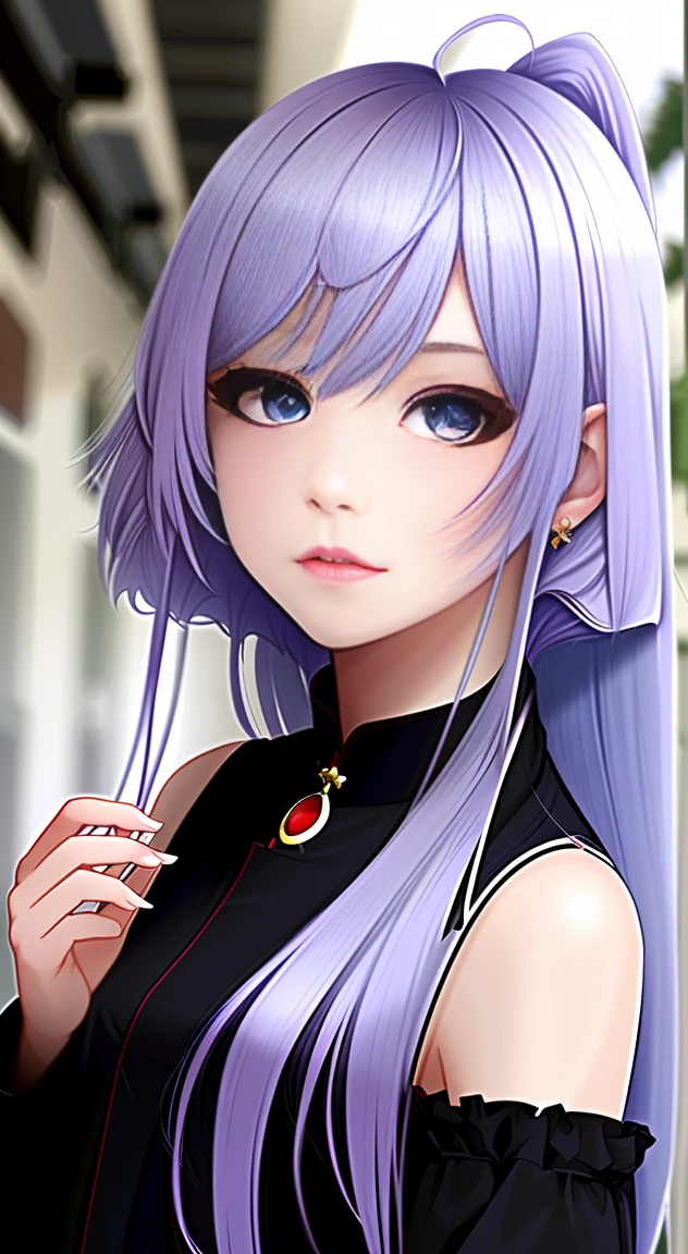 Masterpiece, Best quality, 1girl, To us_(maybe_no_gossip), Silver hair, Purple eyes, long hair,