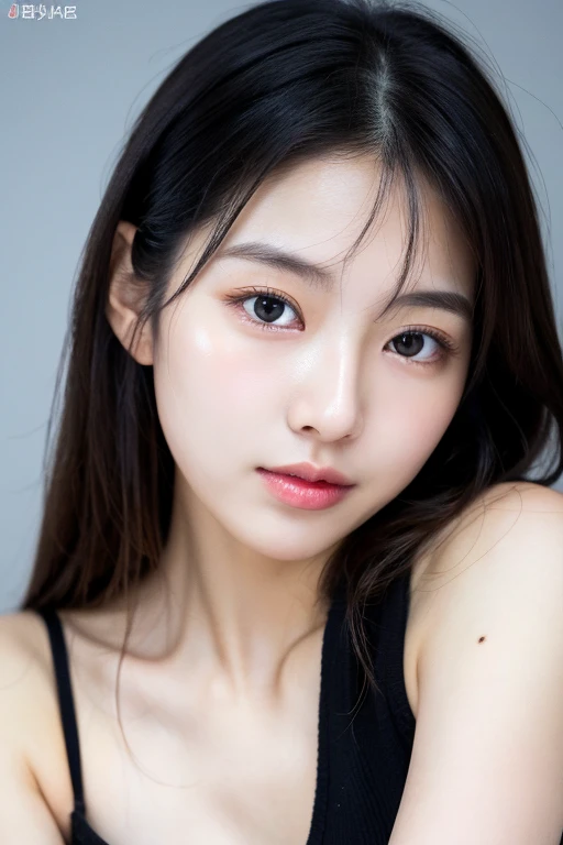 cute beautiful woman Japanese High resolution beautiful double long black hair natural makeup sexy Twenty year old girl shy korean style fashion highest quality masterpiece perfect face