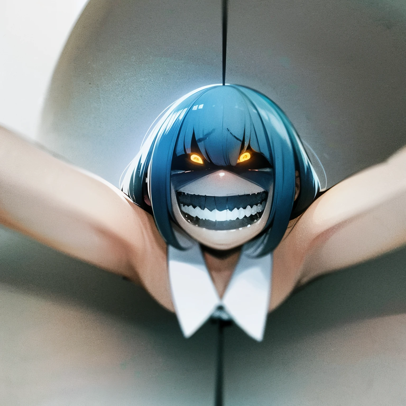 creepy smile