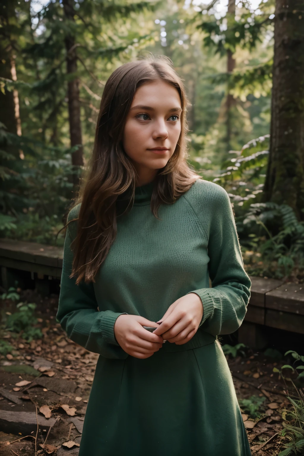 Picture of a 17 year old estonian girl named Liis. Liis is determined to excel academically and pursue a career in environmental science. She aspires to contribute to sustainable practices in her community and beyond.
Liis has a passion for photography, particularly capturing the beauty of nature. She loves spending her free time exploring the forests and countryside, camera in hand, seeking out the perfect shot of wildlife, landscapes, and intricate details of the environment.
Liis is known for her quiet determination and introspective nature. She is thoughtful and observant, often taking the time to contemplate the world around her. While she may seem reserved at first, those who know her well appreciate her keen sense of humor and her deep commitment to her values. Liis is also a dedicated student, always eager to learn and explore new ideas. She values authenticity and sincerity in her relationships and strives to make meaningful connections with others who share her interests and passions.