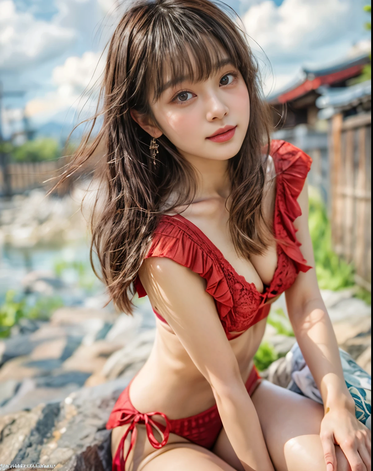 masterpiece、highest quality、cinema、(cute japanese woman、bangs:1.3)、23 years old、1 girl、elegant、black hair、warm、