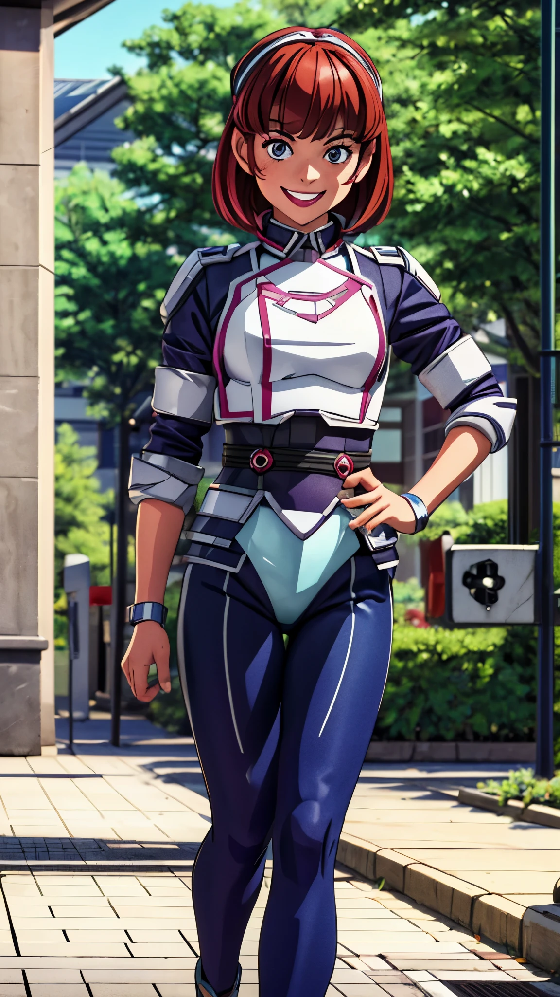 (best quality,4k,8k,highres,masterpiece:1.2),ultra-detailed, College Girl walking around college campus, strutting her stuff, Smiling and laughing, Flirting with the viewer, HDR, 8k, absurdres, cinestill 800, sharp focus, add_detail:3 (solo woman) anime Villainess