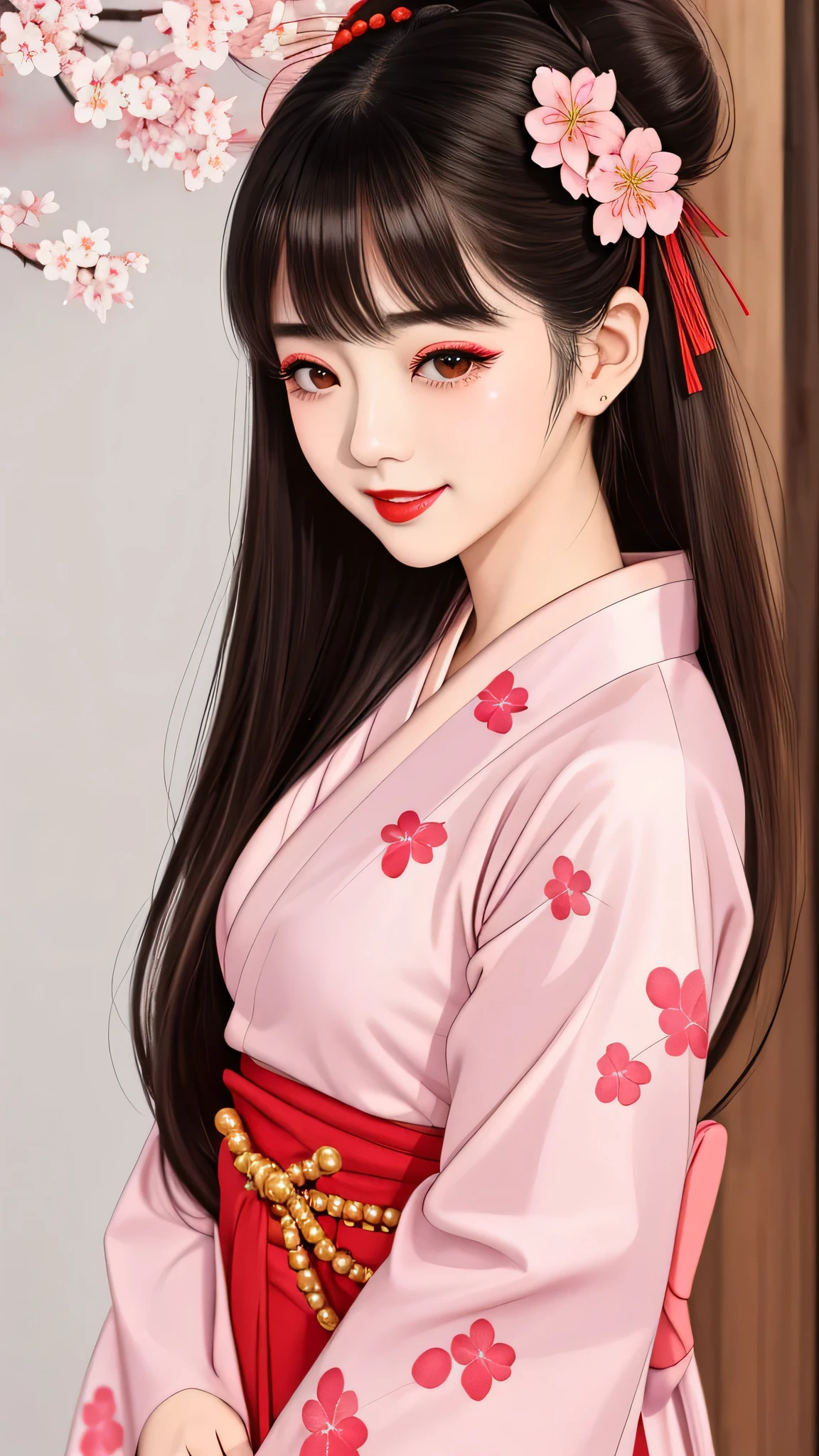 Standing back to back, I close my eyes in shame、Each has a different expression２People and sisters、(２ girls）、｟Dancing traditional performing arts gracefully)、((big breasts、small face、not exposed))、highest quality、masterpiece、（black hair、Bun Hair、bun hair、）、brown eyes、｟wide angle、Angle from above, from the waist up、A dynamic pause on a magazine cover、Each person has a different perspective when looking into the distance｠、(８K high quality、masterpiece、High resolution、Realistic and beautiful light and shadow、(highest quality)、(high resolution)、(very delicate and beautiful)、(beautiful 8k face)、(Close your eyes while smiling、Beautiful eyes)、(Transparent skin)、(soft hair)、(８head and body)、(Pink, orange and blue checkered pattern on white background with cherry blossom pattern Japanese style yukata kimono with gold powder、wearing a yukata２Japanese beautiful girl)、((tanabata decoration background))、((small face))、(arms up)、thin and small nose、（red lipstick）、（make cheeks red）、（Glossy skin）、((Ink painting style))、extremely thin eyebrows、Overall super high quality、（She wears maiko-style makeup）、Whitening、long and beautiful eyelashes、Glossy skin、（red cheeks）,straight nose、masterpiece、highest quality、whole body、 eyebrows visible through hair、Bun Hair、grin、gal、Kogal、Fashionable、woman、fine、Pause、
Waiting to start 
