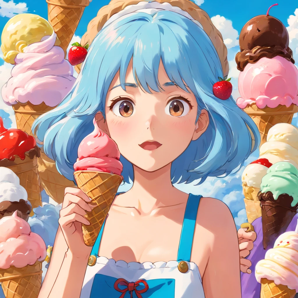 ice cream woman