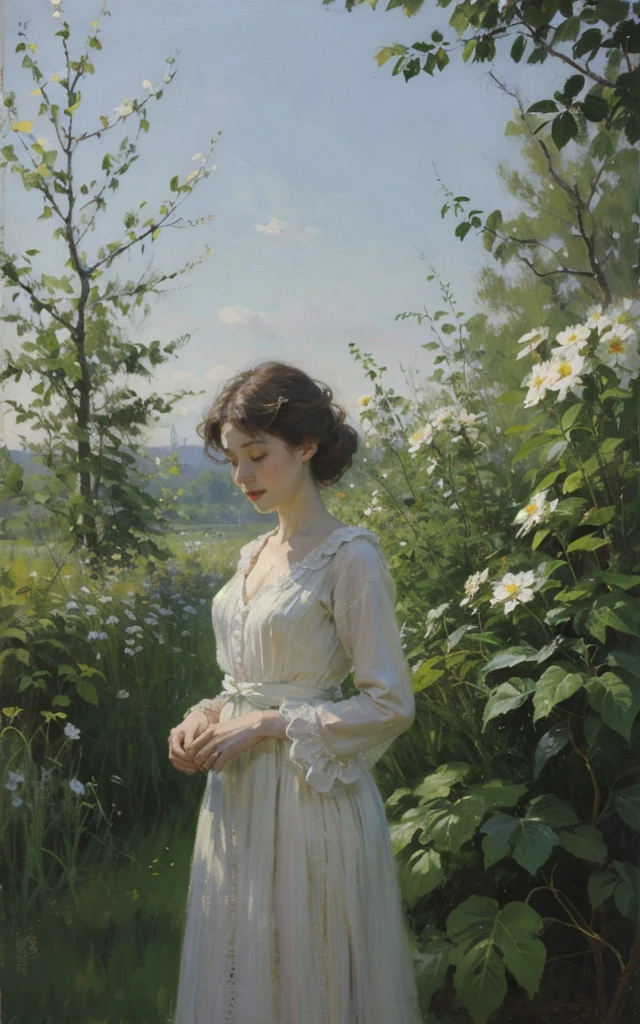 (Illustration:1.3) beautiful planet earth with flowers and plants sprouting spring day (by Artist Anna Dittman:1), (((masterpiece))), (((best quality))), ((ultra-detailed)),(detailed light),((an extremely delicate and beautiful)),