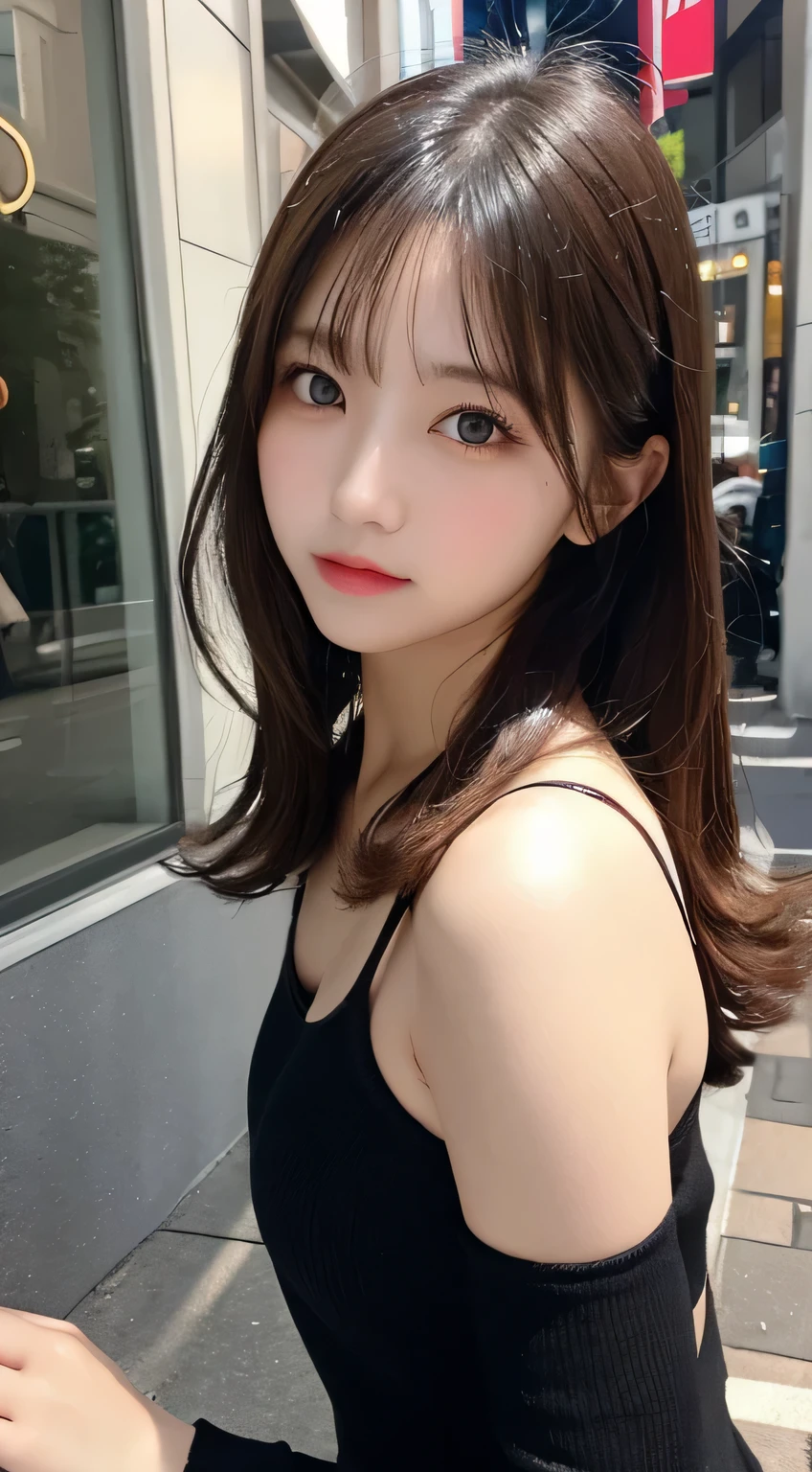 table top, highest quality, shape, Super detailed, finely, High resolution, 8k wallpaper, perfect dynamic composition shape, beautiful and detailed eyes, tight mini,medium hair,small breasts,natural color lip, random sexy pose,Harajuku、20 year old girl、cute、sexy shot looking at camera