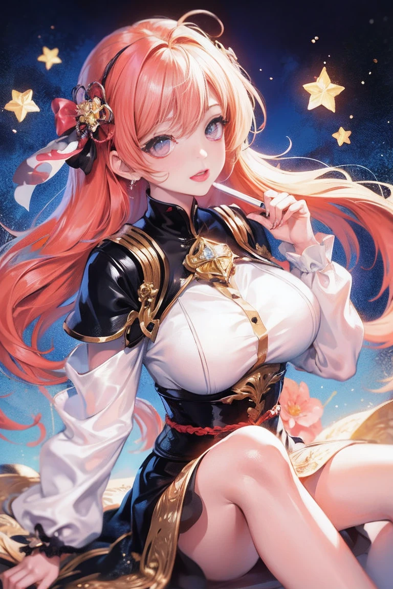 cute girl,big eyes、Heartthrob、anime big breasts、starry eyes、Bright Eyes、 、kawaii、fantasy art,