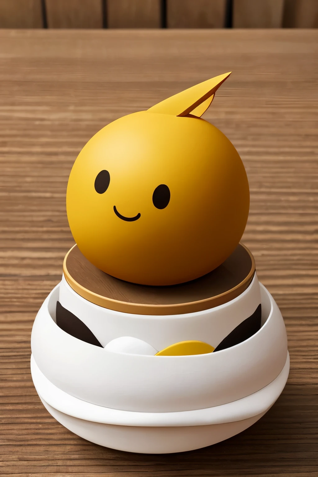 Three-dimensional art made of paper cutouts arranged in a spherical shape、The theme is Snow White、smile