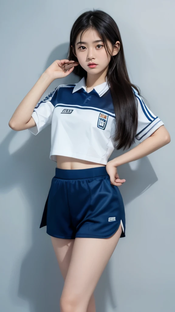 masutepiece、Best Quality、ultra-detailliert、Top image quality、1 persons、Athletics uniforms、 girl、perspiring、Running figure