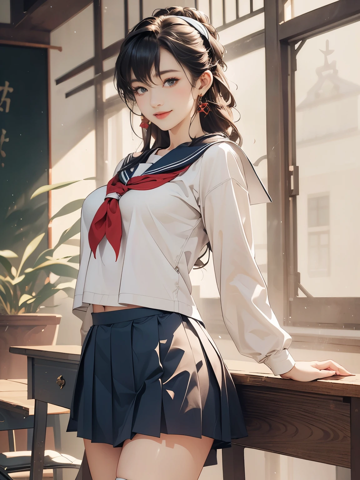 ULZZANG-6500-V1.1, (RAW-Foto:1.2), (fotorealistisch:1.4), beautiful detailed girl, sehr detaillierte Augen und Gesicht, Beautiful, detaillierte Augen, ridiculous, incredibly ridiculous, huge file size, super detailliert, high definition, sehr detailliert, Bestquality, Meisterwerk, Kemomimi, ((Japanese girls' high school uniform)), Illustration, sehr detailliert, CG, vereinheitlicht, 8k Hintergrundbild, amazing, Feine Details, Meisterwerk, Bestquality, sehr detailliertes CG-Uniform-8k-Hintergrundbild, Gesichtsbeleuchtung, Filmische Beleuchtung, 1girl, 16 Jahre alt, (without panties)), (((Dynamische Pose))), (Kamel-Zeh), (half), (stockings), (gebeugte Knie und Beine im Sitzen))