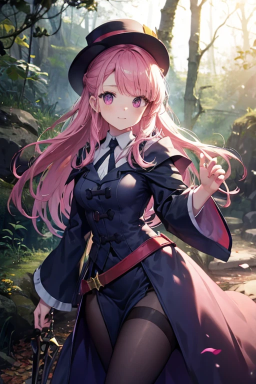 1 woman, alone,Wizard, Wizard cap,transparent white ware, ((흰색 투명 Wizard옷 , zettai ryouiki)),((wet clothes)) white gloves, pink hair, long hair,green eyes, droopy eyes, cry,pain, sedentary, Yukdeokjin’s body, panties exposed, ((Hogwarts School of Witchcraft and Wizardry)), clear outlines, short sleeve, best quality, masterpiece