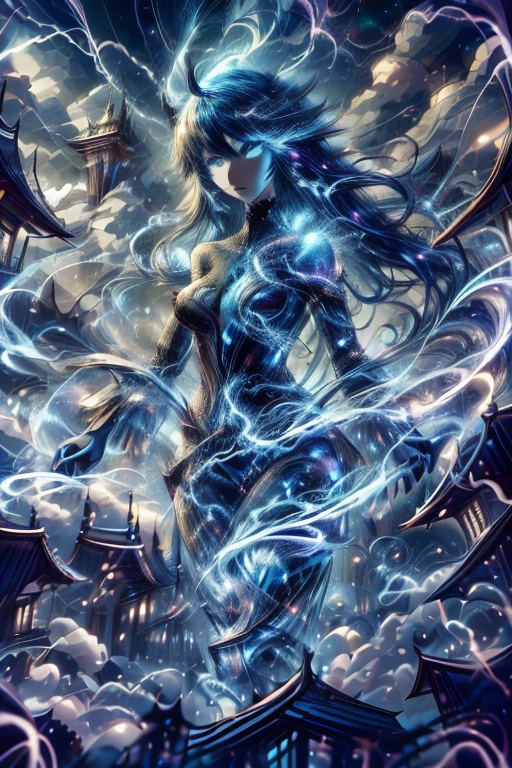 In an urban anime setting, a typical female character might possess an alluring yet practical appearance. Picture her with long, flowing locks resembling a waterfall of midnight silk, cascading down her back with a mesmerizing allure. Her hair, a rich canvas of darkness, sways gently with each movement, adding a touch of elegance to her urban demeanor.
She might be of average height, standing around 5'5" to 5'7", with a slender yet athletic build that speaks of agility and strength. Her attire blends elements of street fashion with a hint of sophistication, featuring form-fitting clothing that accentuates her curves while allowing for ease of movement in the bustling urban environment.
Her eyes, perhaps adorned with a touch of mystery, reflect the city lights like shimmering jewels, hinting at the depths of her character beneath the surface. With a poised posture and an aura of quiet confidence, she navigates the streets with grace and determination, a captivating presence amidst the urban chaos.