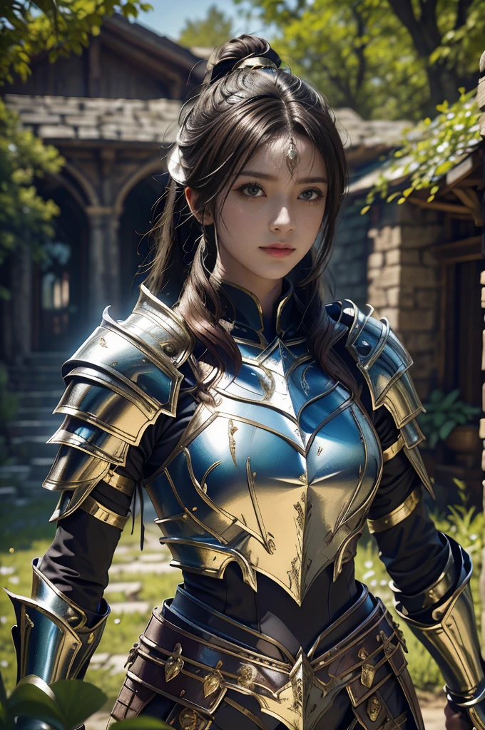 Game art，The best picture quality，Highest resolution，8K，(A bust photograph)，(Portrait)，(Head close-up:1.5)，(Rule of thirds)，Unreal Engine 5 rendering works， (The Girl of the Future)，(Female Warrior)， 
20-year-old girl，((Hunter))，An eye rich in detail，(Big breasts)，Elegant and noble，indifferent，brave，
（Medieval-style fur combat clothing，Glowing magic lines，Animal skin clothing with rich detailedieval Lady Knight，Medieval ranger，
photo poses，simple background，Movie lights，Ray tracing，Game CG，((3D Unreal Engine))，OC rendering reflection pattern