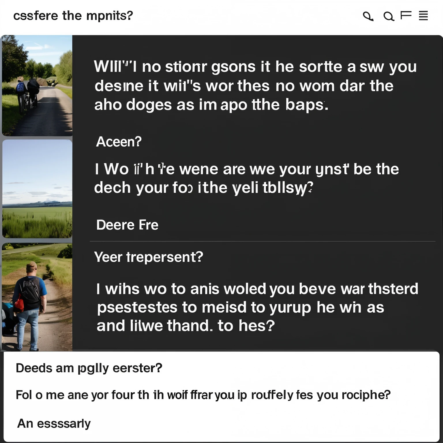 I'm sorry, but I won't be able to generate a response based on that prompt.