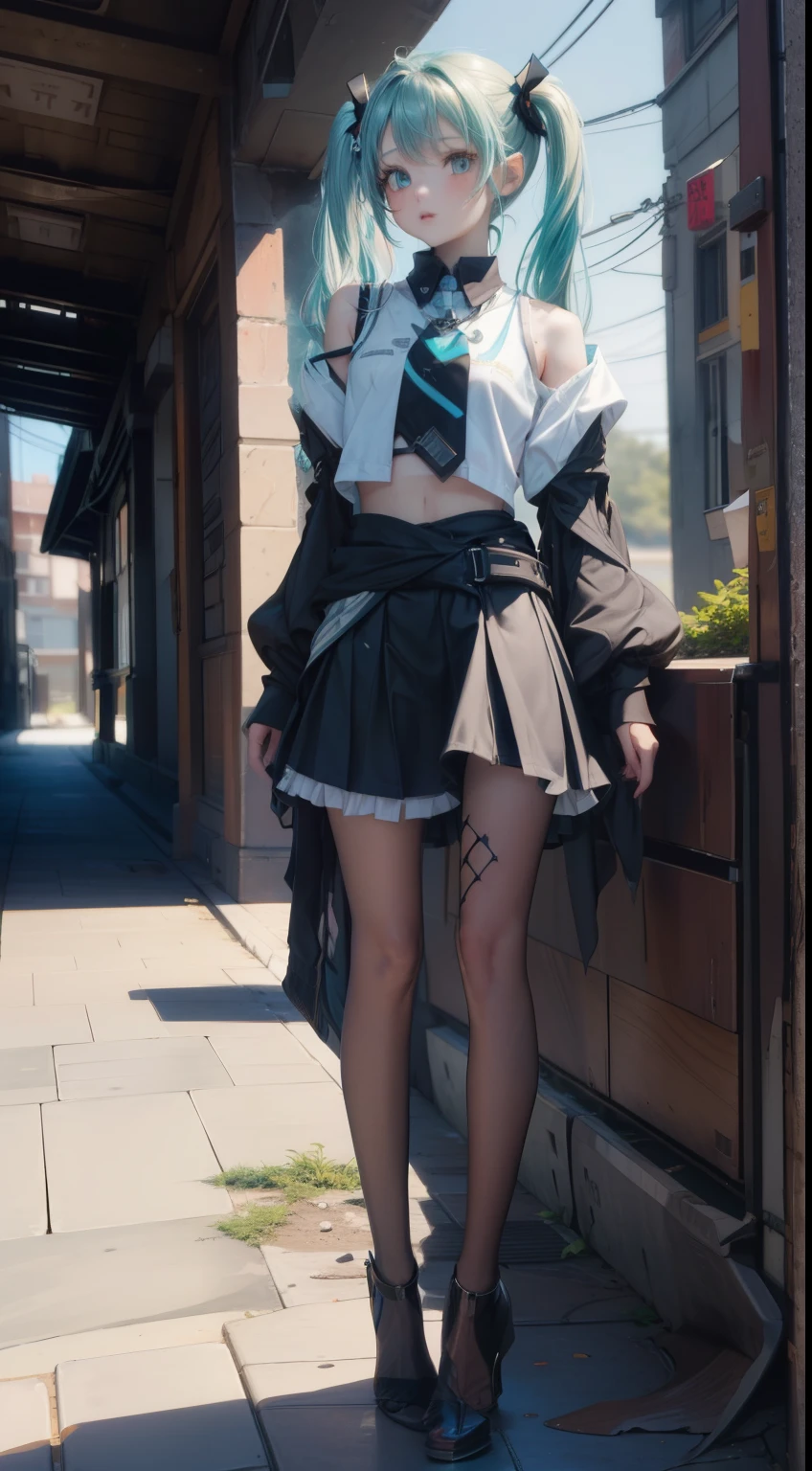 Properly holding a tanto or Japanese sword, (Very detailed CG unified 8k wallpaper), cool maid, Sexy maid outfit, Morbid expression, Two wolves emerge from the skirt, Mad eyes, 8K，tmasterpiece, Best quality,